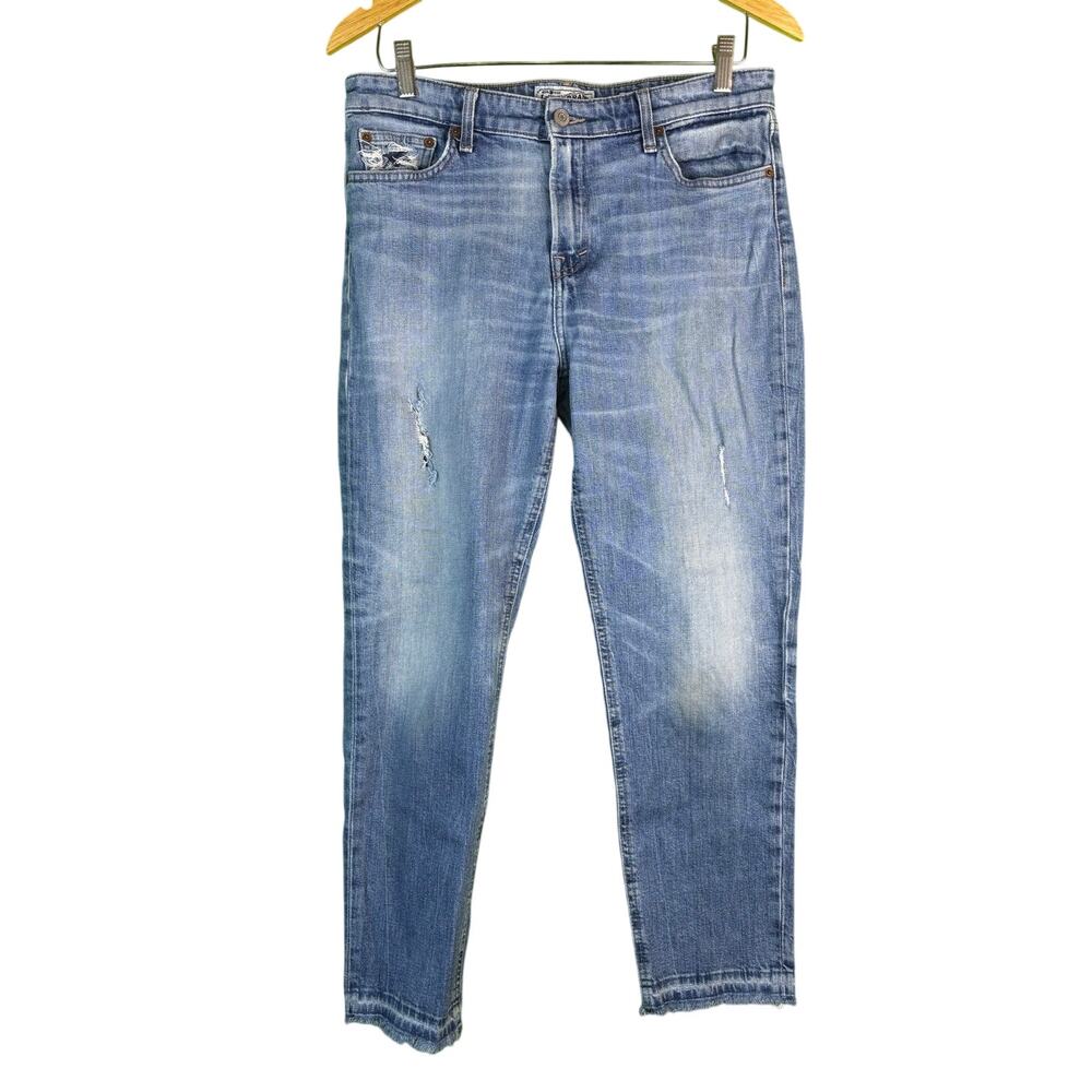 LUCKY BRAND Jeans Candiani Milan 1998 8/29 Sienna Slim Boyfriend Rel Hem VTG
